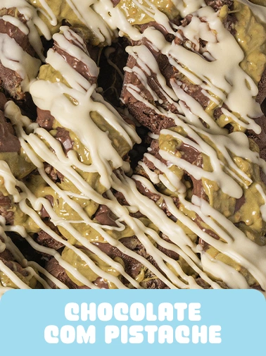 CHOCOLATE COM PISTACHE